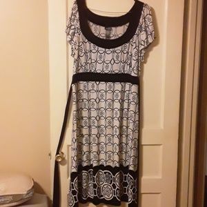 Mid calf length dress